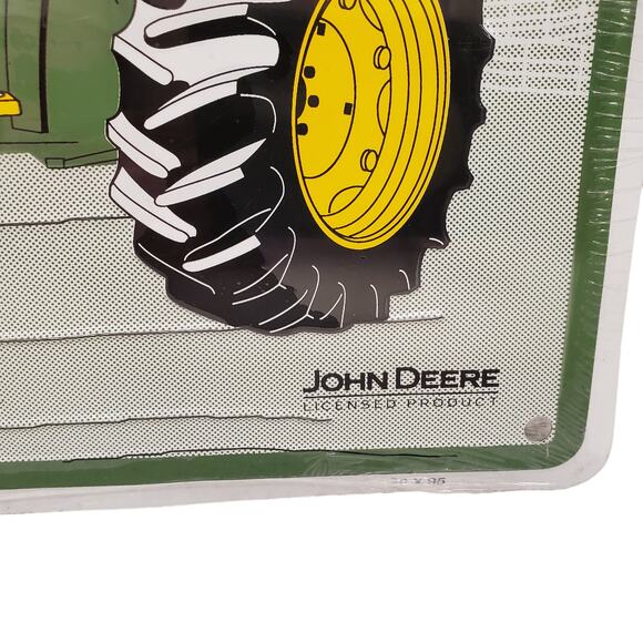 Vintage John Deere Tractor Metal Sign Nothing Runs Like A Deere Moline Ill 18" - Picture 5 of 10
